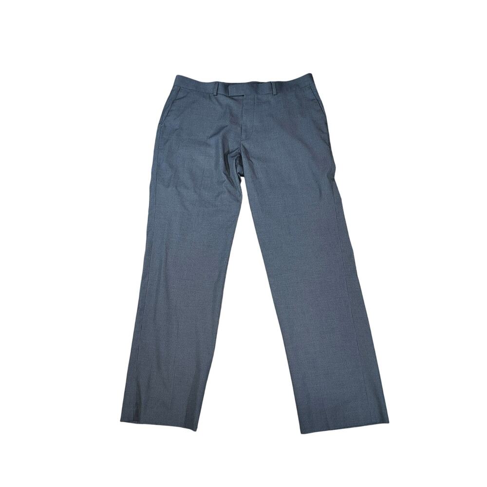 International Concepts London Gray Dress Pant Career Office Trousers 36x30‎